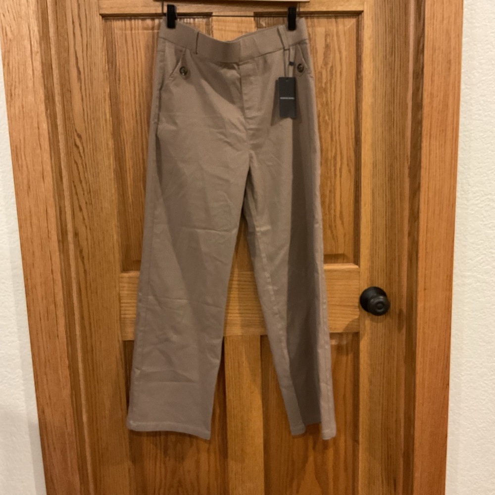 Vivienne Duvall Straight-Leg Utility Trouser Pants